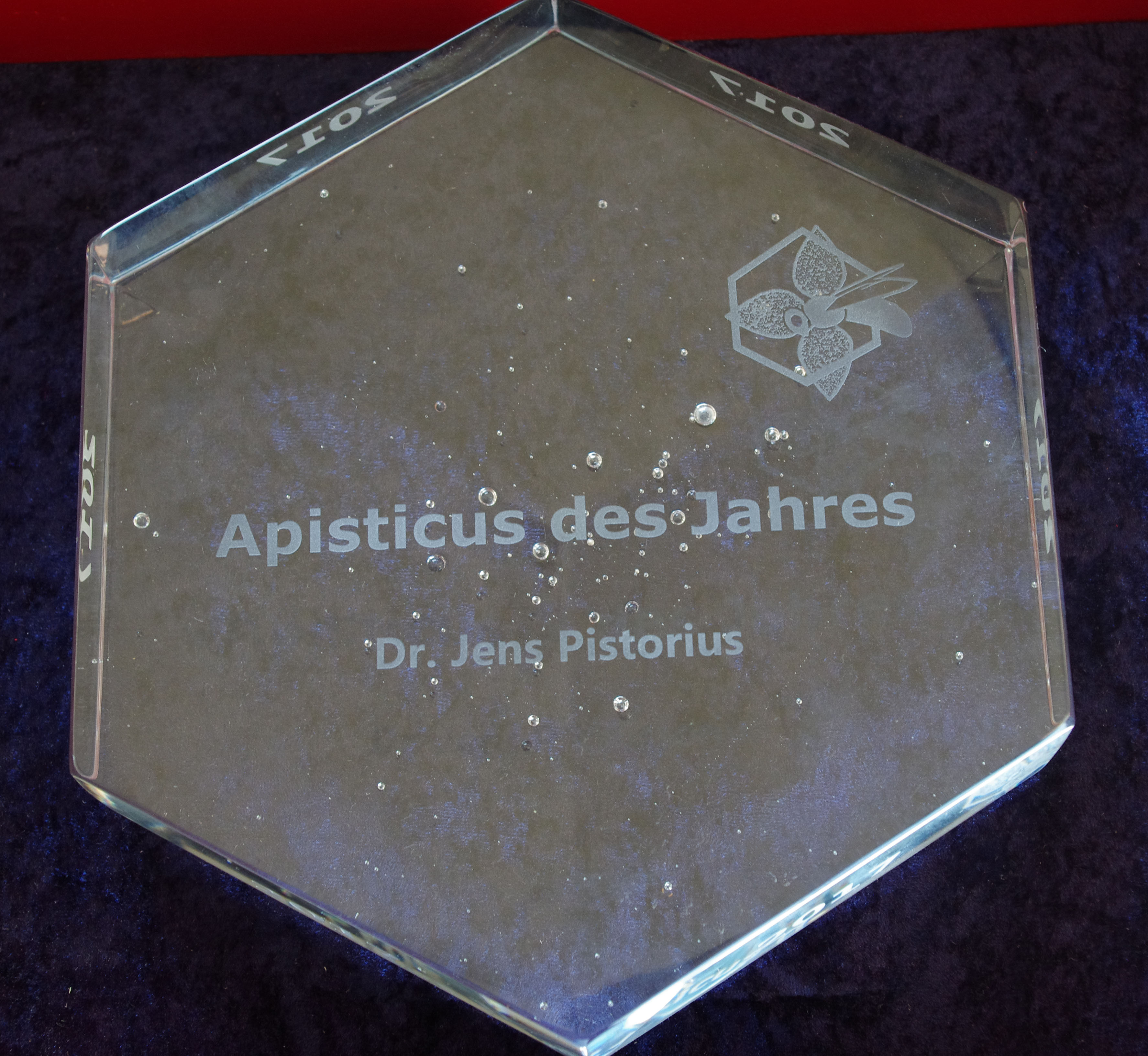 Medaille - Apisticus des Jahres 2017