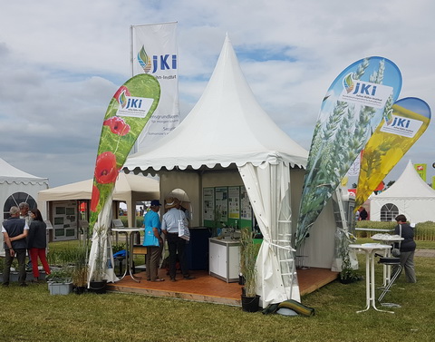 JKI-Zeltstand auf DLG-Feldtagen Bernburg 2018