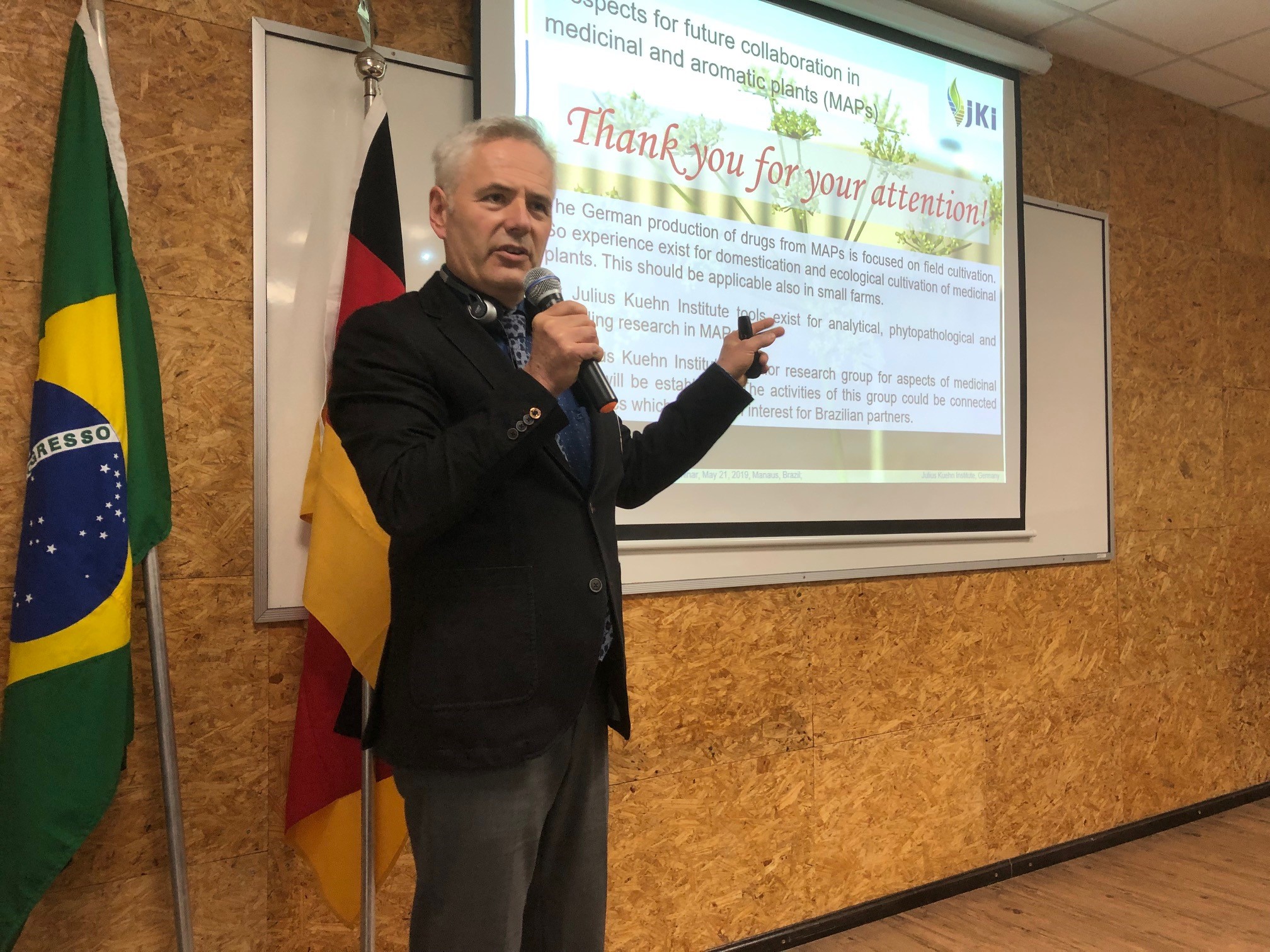 Dr. Frank Marthe (ZG) auf Dt.-Brasil.-Workshop zu Medizinalpflanzen © Florian Bittner/JKI
