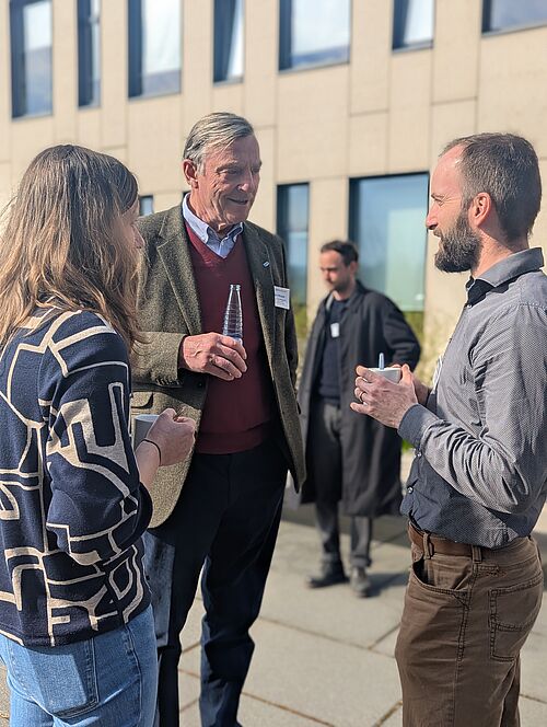 Wolf von Rhade, Managing Director of Nordsaat and Economic Spokesperson for proWeizen, in conversation. Wolf von Rhade, Managing Director of Nordsaat and Economic Spokesperson for proWeizen, in conversation.