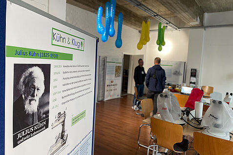 Vom 4.-8.11. öffnete der Kühn-und-Klug-Wissensladen in Braunschweig zum Thema "Wurmwelten unter uns". Foto: Sarah Barnert/JKI