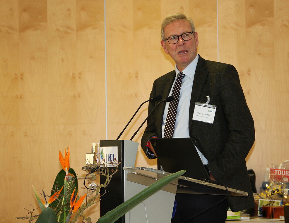 Grußwort Prof. Dr. Hartmut Balder (Beuth Hochschule für Technik Berlin). Foto: Gerlinde Nachtigall/JKI