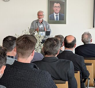 Gustavo A. Slafer (University of Lleida) during his lecture.