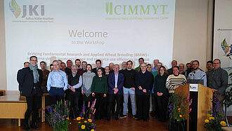 [Translate to Englisch:] Die Teilnehmenden des Workshops am JKI in Berlin-Dahlem. © C. Harms/JKI