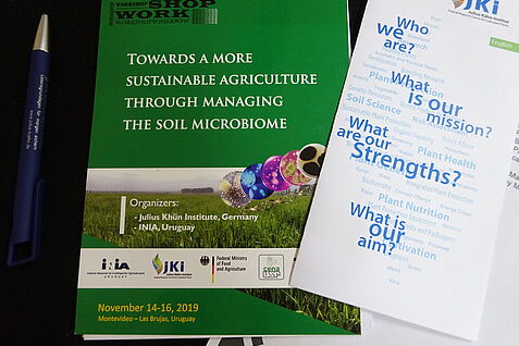 Booklet: Workshop JKI-INIA 14.-16.11.2019: Towards a more sustainable Agriculture through managing the Soil Microbiome