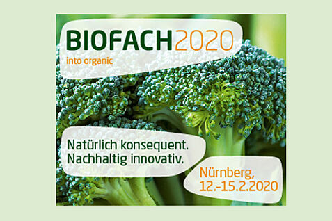 BIOFACH_300x250_stat_DEU Plakat Motiv für die Messer Biofach Broccoli. 12. - 15.02.2020